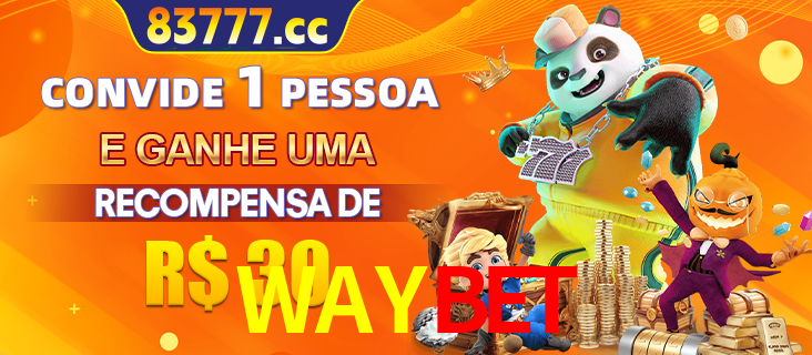 Banner institucional da WAYBET sobre parceria de marcas e criação de uma marca de excelência, apresentando os mascotes de jogos populares como o Fortune Tiger.