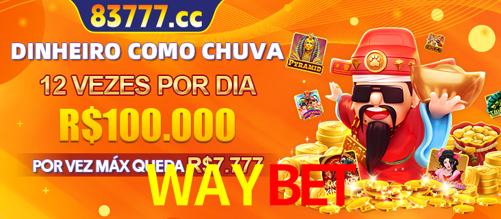 Banner do programa de recompensas Recomende para amigos do WAYBET, detalhando os bônus por convidar amigos, com prêmios que chegam a R$288.888.
