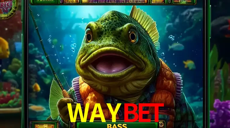 Personagem de peixe pescador do popular jogo de slot com tema de pescaria, uma das emocionantes opções de caça-níqueis para jogar e ganhar no cassino WAYBET.